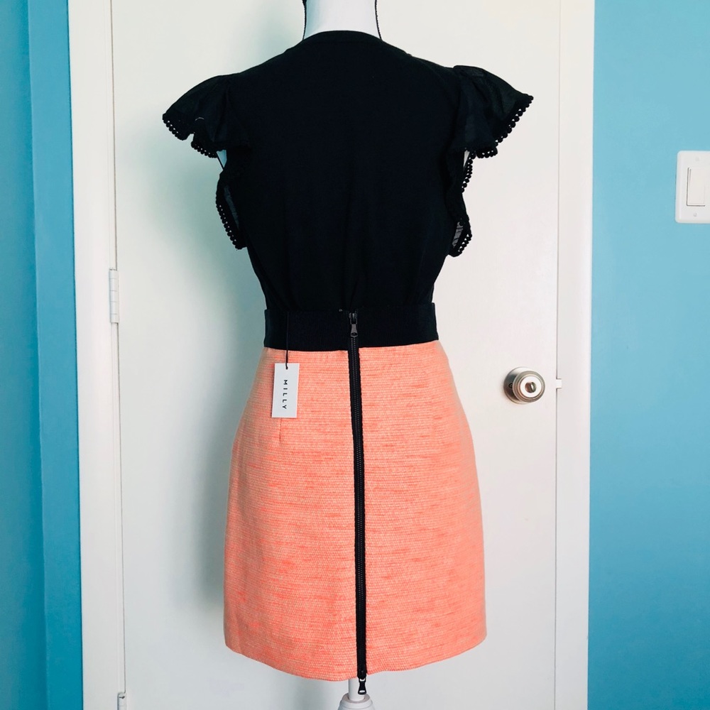 NWT, Milly zip back skirt, - Picture 4 of 6